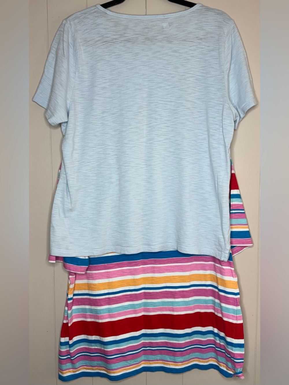 Talbots Pair of 2 Short Sleeve Tee Shirts Womens XL Petite - Picture 2 of 11